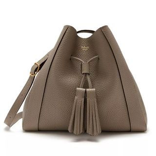 Mulberry + Small Millie Tote Solid Grey Heavy Grain