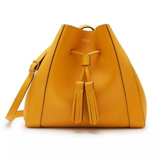 Mulberry + Small Millie Tote Deep Amber Heavy Grain
