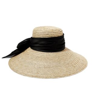 Eugenia Kim + Mirabel Satin-Trimmed Straw Hat