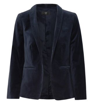 J.Crew + Cotton-Blend Velvet Blazer