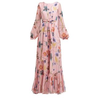 Borgo De Nor + Dianora Floral-Print Silk-Georgette Maxi Dress