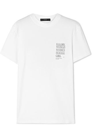 Ellery + Printed Cotton Jersey T-Shirt