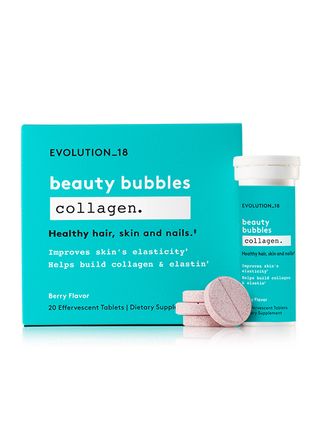 Evolution_18 + Beauty Bubbles Collagen and Hyaluronic Acid Tablets, Berry