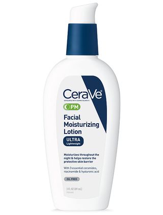 CeraVe + PM Lotion Face Moisturizer for Night Use