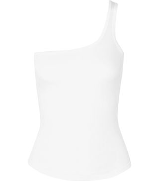 The Line By K + James one-shoulder cotton-jersey top