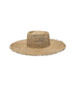 Lack of Color + Sunnydip Frayed Straw Boater