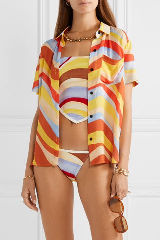 Solid & Striped + Cabana Printed Voile Shirt