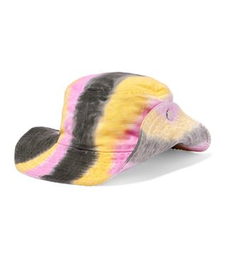 Ganni + Tie-Dyed Cotton Bucket Hat