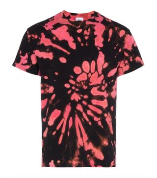 Stain Shade + Tie Dye Cotton T-Shirt