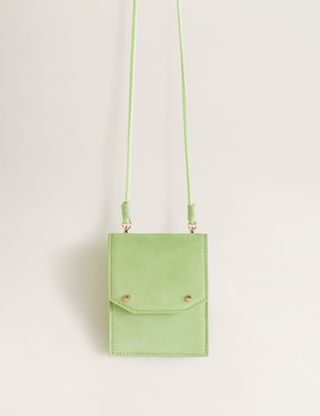 Mango + Leather mini bag