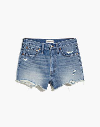 Madewell + Plus Relaxed Denim Shorts in Renfield Wash