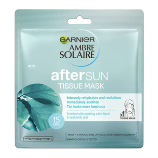 Garnier Ambre Solaire + After Sun Cooling Hydrating Face Sheet Mask