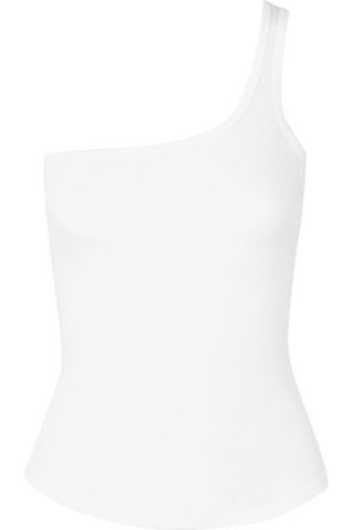 The Line By K + James One-Shoulder Cotton-Jersey Top