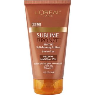 L'Oreal + Paris Sublime Bronze Tinted Self-Tanning Lotion
