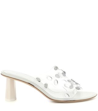 By Far + Gorgeous Embellished PVC Sandals