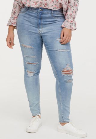 H&M + + Skinny High Waist Jeans