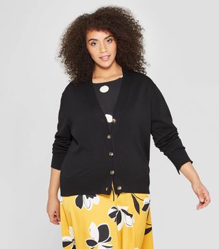 Who What Wear x Target + V-Neck Cardigan