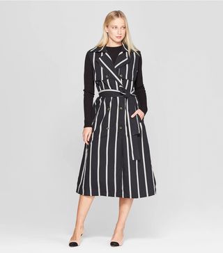 Who What Wear x Target + Belted Draped Trench