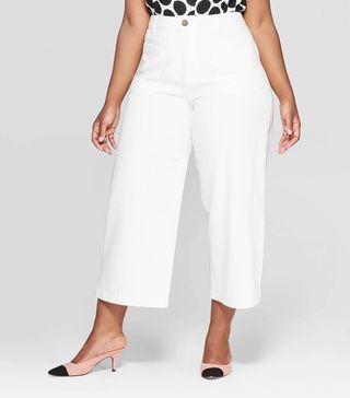 Who What Wear x Target + Wide Straight-Leg Pants