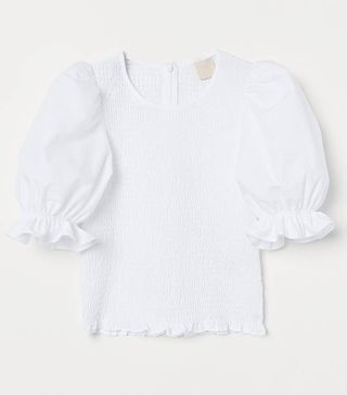 H&M + Top With Smocking