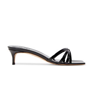 By Far + Libra Patent-Leather Mules