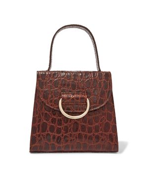 Little Liffner + Little Lady Croc-Effect Leather Tote