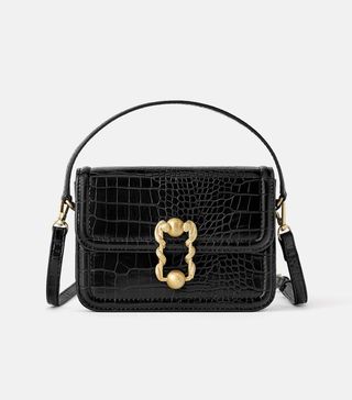 Zara + Animal Print Crossbody Belt Bag