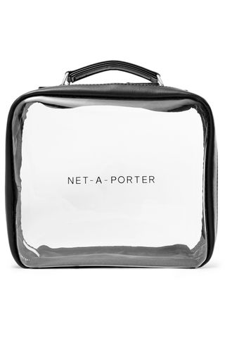 Net-a-Porter Beauty + Vegan Faux Leather-Trimmed Perspex Cosmetics Case