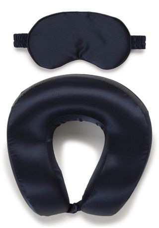 Calpak + Silk Travel Neck Pillow & Eye Mask Set