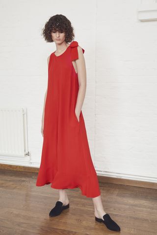 French Connection + Hiva Crepe Flared Jumpsuit