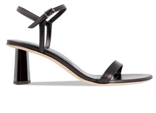 By Far + Magnolia Black Leather Sandals