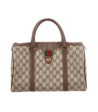 Gucci + Vintage GG Plus Boston Bag