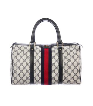 Gucci + Vintage GG Plus Boston Bag