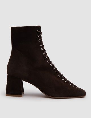 By Far + Becca Suede Ankle Boot