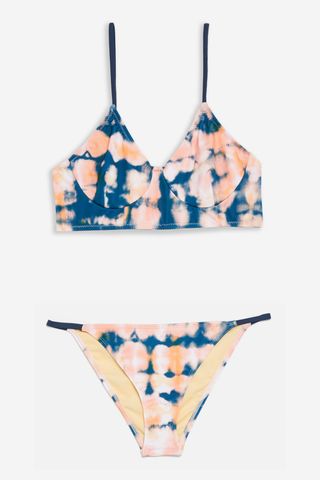 Topshop + Tie Dye Bikini Set