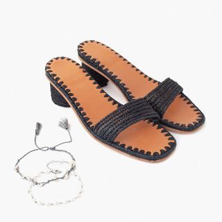 Chan Luu x Carrie Forbes + Forbes Noir Sandal & Anklet Set