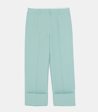 Zara + Trousers with Turn-Ups