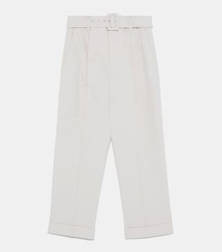 Zara + Darted Trousers with Belt