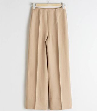 & Other Stories + Wide Lyocell Blend Trousers