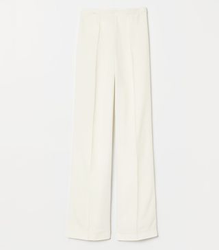 H&M + Linen-Blend Trousers