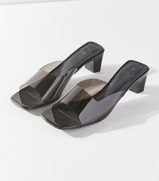 UO + Chrissy Clear Mule Sandals