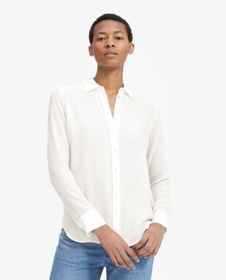 Everlane + Clean Silk Relaxed Shirt