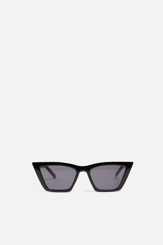 Zara + Squared Cat Eye Sunglasses