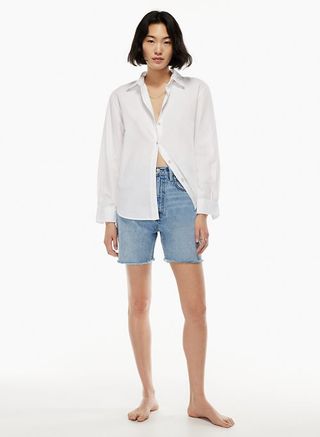 Denim Forum + The Boyfriend Loose Mid Thigh Short