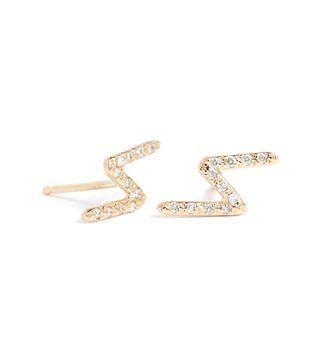 Melissa Joy Manning + Diamond Bolt Earrings