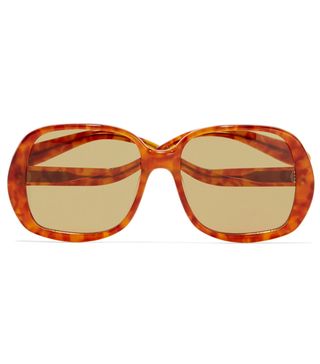 Rejina Pyo + + Projekt Produkt Square-Frame Tortoiseshell Acetate Sunglasses