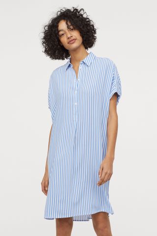 H&M + Viscose Shirt Dress