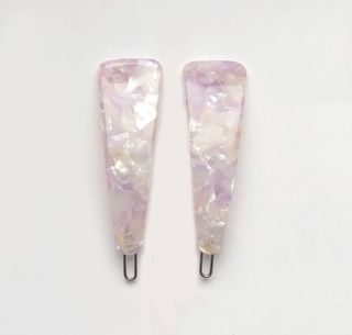 Tort + Jade Clip in Lilac Ivory