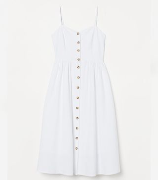 H&M + Dress With Buttons