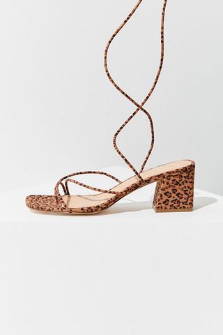 Urban Outfitters + UO Alexa Leopard Strappy Sandal